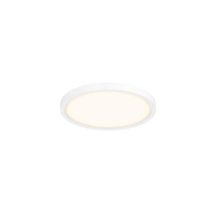 DALS 7 Inch Slim Round LED Flush Mount 7207-WH